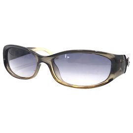 Occhiali da sole in plastica nera e verde Gucci GG2456/S Nero