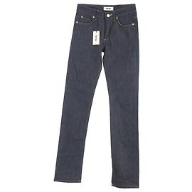 Jeans de perna reta em denim preto da Acne Studios Preto