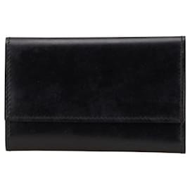 Hermès-Hermes Box Calf Key Case 6 Hooks-Black