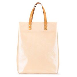 Louis Vuitton Vernis Reade MM Tote Bag Pink