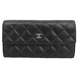 Chanel-Chanel Timeless Classic Long Wallet-Black