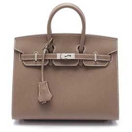 Hermès-Hermes Birkin 25 Handbag Brown-Brown