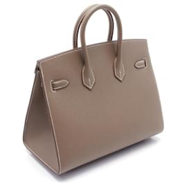 Hermès-Hermes Birkin 25 Handbag Brown-Brown