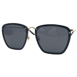 Gucci Metal Square Sunglasses GG0673S Black