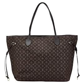 Louis Vuitton-Louis Vuitton Neverfull MM Tote Canvas Leather-Brown