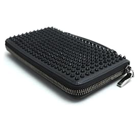Christian Louboutin-Christian Louboutin Panettone XL Zip Wallet Black-Black