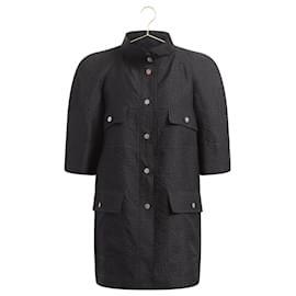 Chanel-Iconic Cocoon Coat with Camellias Pattern 36 FR-Other