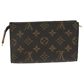 Louis Vuitton-LOUIS VUITTON Monogram Bucket PM Accessory Pouch LV Auth 104867-Monogram