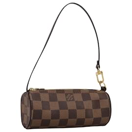 Louis Vuitton-LOUIS VUITTON Damier Ebene Papillon Pouch LV Auth 106554-Other