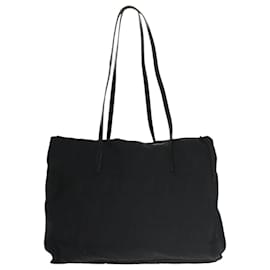 Fendi-FENDI Zucca Canvas Tote Bag Silver Black Auth th5496-Black,Silvery