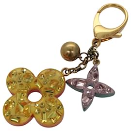 Louis Vuitton-LOUIS VUITTON Bijoux Sac Glam Flower Charm Orange M65982 LV Auth 105348-Orange