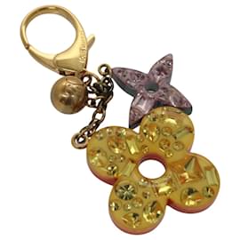 Louis Vuitton-LOUIS VUITTON Bijoux Sac Glam Flower Charm Orange M65982 LV Auth 105348-Orange