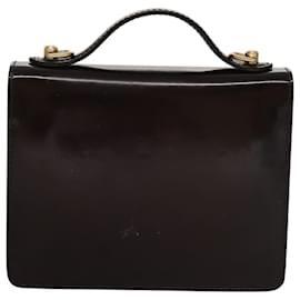 Louis Vuitton-LOUIS VUITTON Vernis Monceau BB Hand Bag 2way Amarante M91580 LV Auth 101839-Dark red