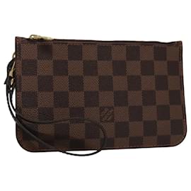 Louis Vuitton-LOUIS VUITTON Poche Neverfull PM Damier Ebene LV Auth 106589-Outro
