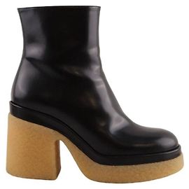 Chloé Botas de cuero negras Negro