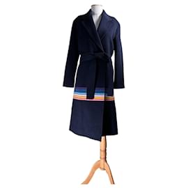 Paul Smith-Coats, Outerwear-Blue,Multiple colors