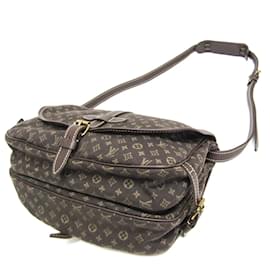 Louis Vuitton-Louis Vuitton Monogram Mini Saumur MM M95227 Shoulder Bag-Damier ebene
