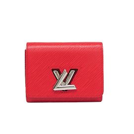 Portefeuille compact Twist Epi de Louis Vuitton Rouge