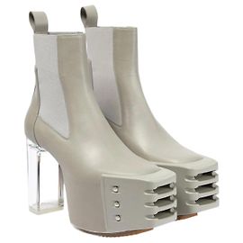 Rick Owens Botas Bege