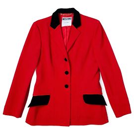 Giacca rossa Moschino Couture vintage Nero Rosso