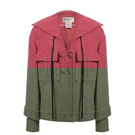 Chanel-Globalization Runway CC Buttons Soft Pink Tweed Jacket-Other