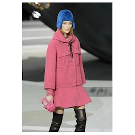 Chanel-Globalization Runway CC Buttons Soft Pink Tweed Jacket-Other