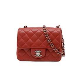 Chanel-Chanel Matelasse Chain Shoulder Bag-Red