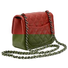 Chanel-Chanel Matelasse Chain Shoulder Bag-Red