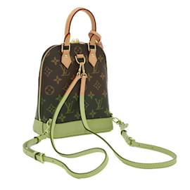 Louis Vuitton-Louis Vuitton Monogram Alma Backpack Bag-Brown,Monogram