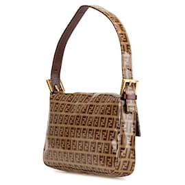 Fendi-Fendi Mamma Bucket Shoulder Bag Beige Brown-Beige