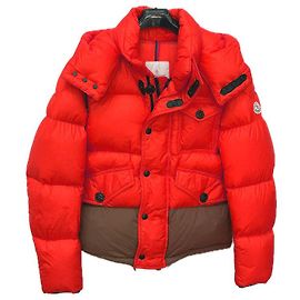 Moncler CHAMONIX Hooded Down Jacket Orange Brown Other