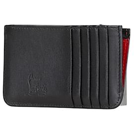 Christian Louboutin-Christian Louboutin Leather Coin Case-Black