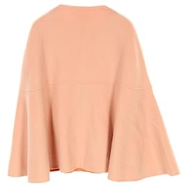 Fendi-Fendi Cashmere Mink Poncho FF8364W18-Pink