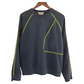 Hermès-Hermes Cotton Sweatshirt Dark Green M-Other