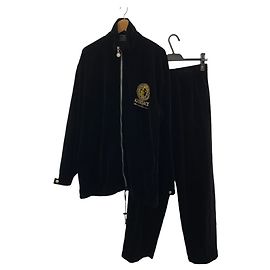 Conjunto de moletom em veludo com logo Medusa vintage da Versace Outro