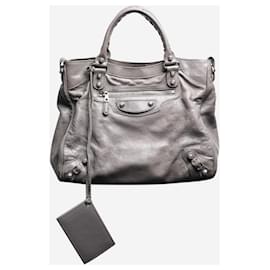 Balenciaga-Grey City bag-Grey