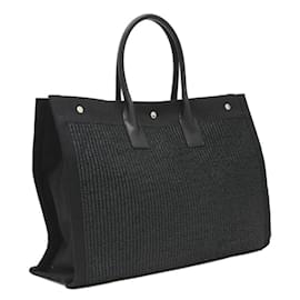Saint Laurent-Saint Laurent Rive Gauche Tote Bag-Black