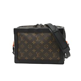 Louis Vuitton-Bolsa de Ombro Soft Trunk Monogram Solar Ray da Louis Vuitton-Marrom,Castanho escuro,Monograma