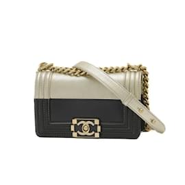 Chanel-Chanel Boy 20 Chain Shoulder Bag-Black