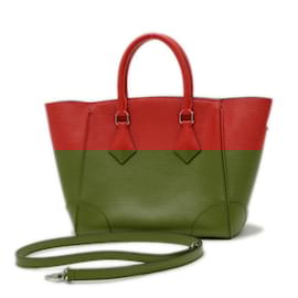 Louis Vuitton-Bolsa Louis Vuitton Epi Phoenix PM em Coquelicot-Vermelho