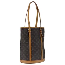 Louis Vuitton-LOUIS VUITTON Monogram Bucket GM Shoulder Bag M42236 LV Auth ki5262-Monogram