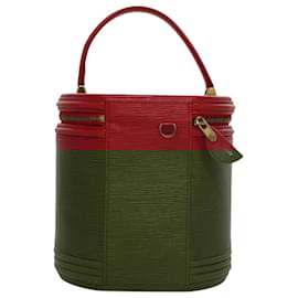 Louis Vuitton-LOUIS VUITTON Epi Cannes Hand Bag Red M48037 LV Auth 106028-Red
