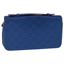 LOUIS VUITTON Organizer Damier Infini Borsa Atholl Blu Nettuno N41396 Auth 106584 Blu Altro