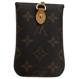 Louis Vuitton-LOUIS VUITTON Monogram Etui Telephonne MM Cell Phone Case M66546 LV Auth 106555-Monogram