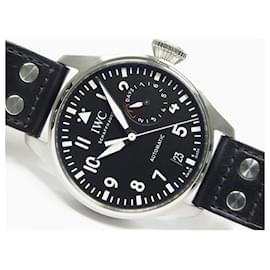 IWC-IWC large Pilot's watch 46 MM black IW500912 Genuine goods Mens-Silvery