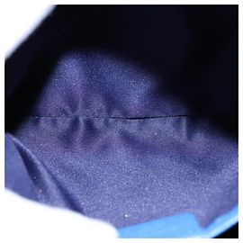 Borsa a spalla Vala Chain in pelle blu e oro Auth 106166 di Salvatore Ferragamo Blu D'oro