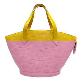Louis Vuitton-Louis Vuitton Epi Saint Jacques PM Handbag-Purple,Yellow