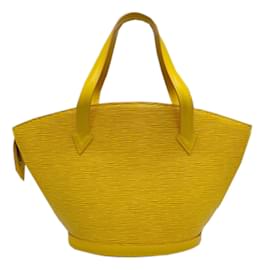 Louis Vuitton-Louis Vuitton Epi Saint Jacques PM Handbag-Purple,Yellow