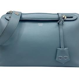 Fendi-Sac à main en cuir moyen Fendi By The Way-Bleu