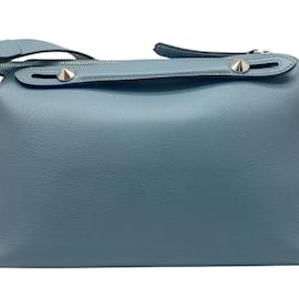 Fendi-Sac à main en cuir moyen Fendi By The Way-Bleu